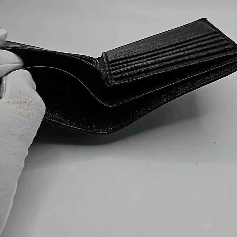 Gucci Black Leather wallet with coin pouch with dust bag - Picture 7 of 10